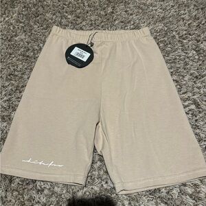 Women’s White Fox Signature Biker Shorts